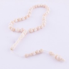 Nusnus  Küre Kesim Işlemeli Fildişi  41 gr Tesbih