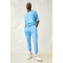 Gothamvibes Erkek Equality Jogger Açık Mavi Eşofman Altı