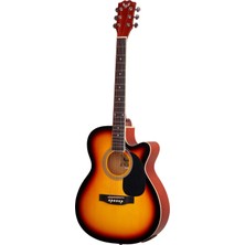 Angel AFG100CE-SB SUNBURST ELEKTRO Akustik Gitar