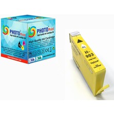 Photo Print Hp Officejet Pro 6950 T6M11AE  903XL Sarı Yüksek Kapasiteli Muadil Kartuş   825 Sayfa