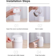Foyou 200ML USB Mini Uçucu Yağ Difüzör Nemlendirici (Yurt Dışından)