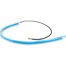 TeknoClub Far Üstü Kayar LED Açılış Animasyonlu - 45CM+45CM - Mavi
