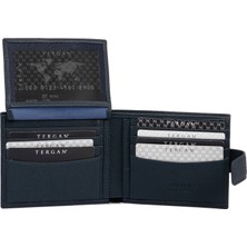 Tergan Lacivert Erkek Cüzdanı 01567X86