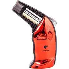 Cohiba Tek Torch Masa Tipi Kırmızı Puro Çakmağı