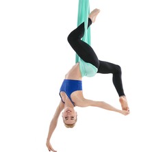 ZsykdEv Handstand Elastik Esneme Halat Hava Yoga Hamak Seti (Yeşil Işık) (Yurt Dışından)
