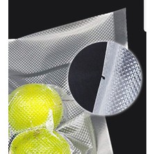 Vakur - 15X20CM - 175 Adet - Tek Yüzeyi Tırtıklı Vakum Torbası - Tüm Vakum Makinelerine Uygun