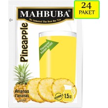 Mahbuba Ananas Aromalı Toz İçecek 24x9gr Soğuk Veya Sıcak Tüketilebilir