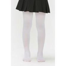 Penti 2 Adet Beyaz Renk Mikro 40 Çocuk Külotlu Çorap