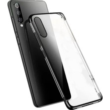 Ceppare Huawei P Smart S / Y8P Kılıf Köşeleri Lazer Boyalı Şeffaf Silikon Siyah