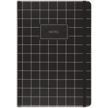 Matt Notebook 17X24 cm Lastikli Sert Kapak Not Defteri Çizgili