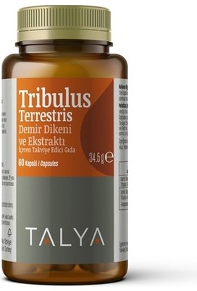 Talya TRIBULUS TERRESTRIS Demir Dikeni Ve Ekstraktı İçeren Takviye Edici Gıda
