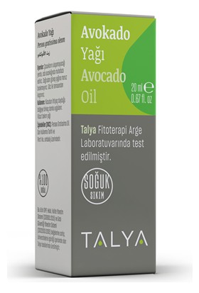 Talya Avokado Yağı 20 ml (Soğuk Sıkım)