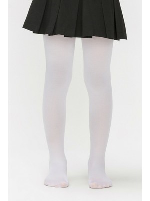 Penti 3 Adet Beyaz Renk Mikro 40 Çocuk Külotlu Çorap