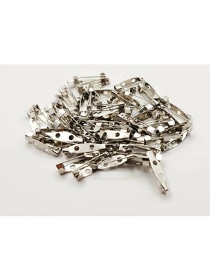 Yiğit Aksesuar 2 cm Broş Iğnesi 100 Adet Metal Broş Iğnesi