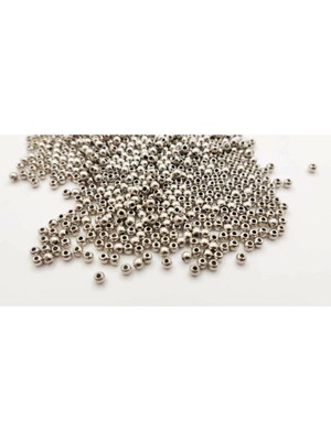 Yiğit Aksesuar 100 Adet Gümüş Yuvarlak Takı Yapım Ara Aparatı 3 mm