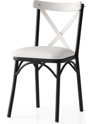 Evistro Ortadan Açılır Ahşap Salon Yemek Masası Gizli Kaşıklık Bölmeli + 6 Ekru Sandalye Takım