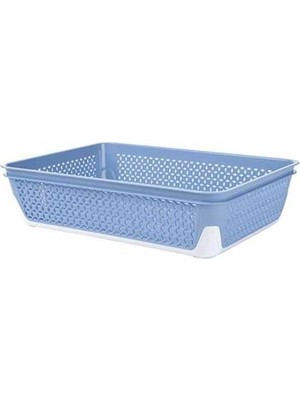 Titiz Orta Retro Krem Sepet 1580 ml 20X16 cm
