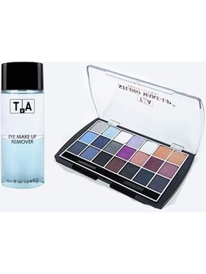 Studio Make Up Tca Studıo Make-Up Göz Farı Paleti Smokey Box 1 + Makyaj Temizleyici