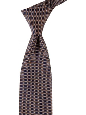 Kravatkolik Lacivert Nokta Desen Mendilli Klasik Kravat KK10786