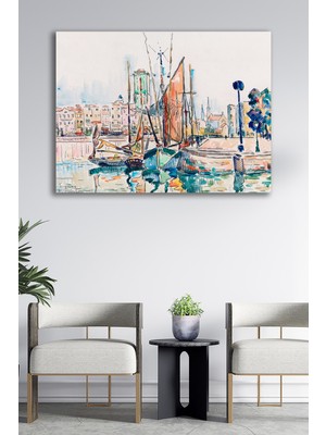 Blok Design Kanvas Tablo Resim Ünlü Ressamlar Serisi Yağlıboya Dekoratif Duvar Tablosu