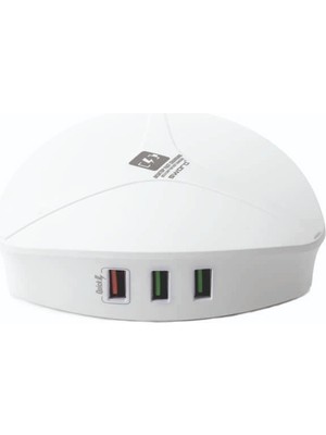 Sword 6 USB 40 Watt Masa Üstü Adaptör Beyaz