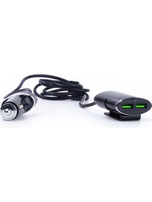 Sword 5.1A 4 USB  Kablolu Araç Şarjı