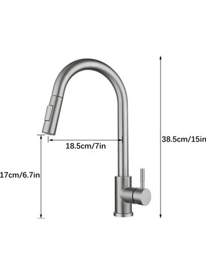 Insma Dokunmatik Musluk Mutfak Lavabo Bataryası  (Yurt Dışından)