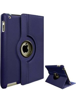 TEKNETSTORE Apple Ipad 5. 6. Nesil 2017 2018 9.7" Inc Tablet Standlı 360° Dönebilen Deri Kılıf Leather Case