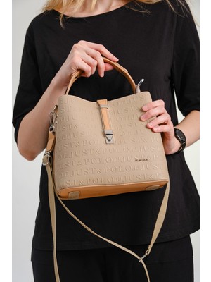 Just Polo Kadın Kilit Detaylı El ve Omuz Çantası MDS4002