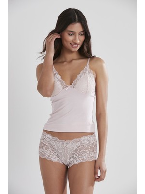 Pierre Cardin  Dantelli Penye Atlet Külot / Kaşkorse Set  - 332