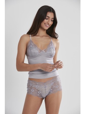 Pierre Cardin  Dantelli Penye Atlet Külot / Kaşkorse Set  - 332
