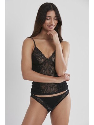 Pierre Cardin  Dantelli Penye Atlet Külot / Kaşkorse Set  - 381