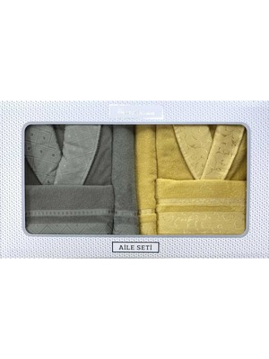 Özdilek Serene Hardal - Haki Aile Bornoz Seti