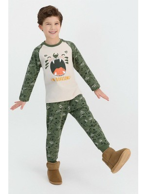 RolyPoly 2534-2 Erkek Çocuk Uzun Kollu Pijama Takımı
