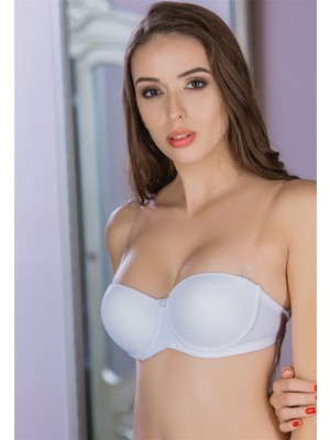 moonlight underwear Moonlight 11071 Şeffaf Askılı Desteksiz Sütyen