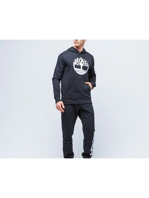 Timberland Core Logo PO Hood Bb Siyah Erkek Sweatshirt TB0A2BJHN921