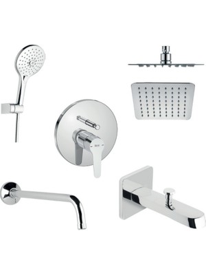 Roca Ankstre Banyo  5'li Set Carelia