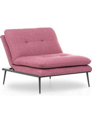 Futon Martin Yataklı Tekli Koltuk Berjer Pembe