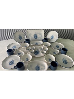 Keramika  28 Parça Blue Magic Kahvaltı Takımı
