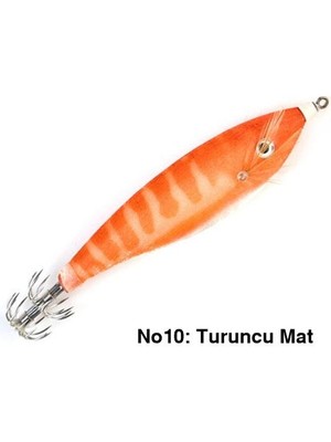 Profısher Kalamar Sahtesi 9cm 16GR Elbiseli Fosforlu Sert Yem Beyaz Turuncu