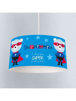 instababyrooms Çocuk Odası Dijital Baskılı Dekoratif Sarkıt Avize Model 180