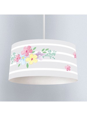 instababyrooms Çocuk Odası Dijital Baskılı Dekoratif Sarkıt Avize Model 195