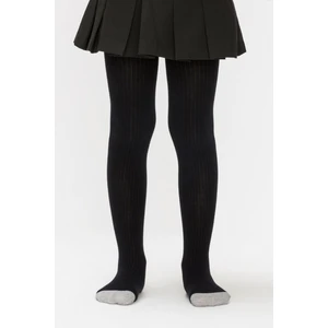 Siyah Renk Triko Külotlu Çorap