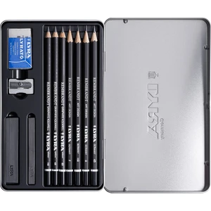 Rembrandt Kurşun Karakalem Eskiz Çizim Seti 11'li Metal Kutu