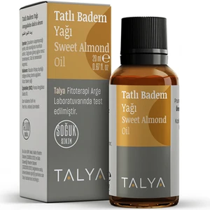 Tatlı Badem Yağı, Soğuk Sıkım, %100 Saf ve Doğal, 20 ml