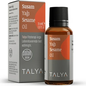 Susam Yağı, Soğuk Sıkım, %100 Saf ve Doğal, 20 ml
