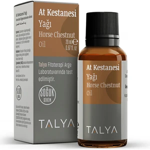 At Kestanesi Yağı, Soğuk Sıkım, %100 Saf ve Doğal, 20 ml