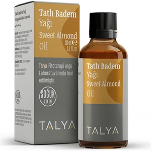 Tatlı Badem Yağı, Soğuk Sıkım, %100 Saf ve Doğal, 50 ml