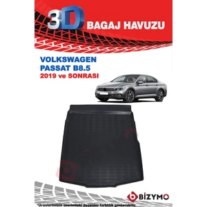 Passat B8.5 2019 ve Sonrası 3D Bagaj Havuzu Bizymo