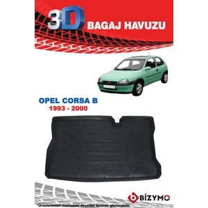 Corsa B 1993-2000 3D Bagaj Havuzu Bizymo
